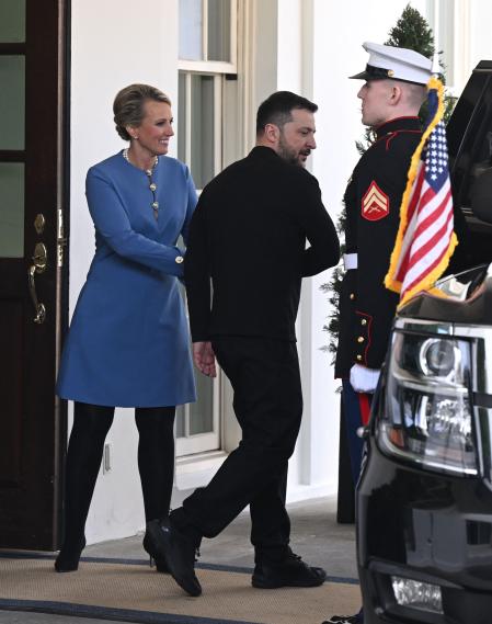 Volodímir Zelenski abandonant la Casa Blanca divendres passat&nbsp;