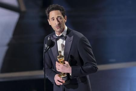 Brody, emocionado con su segundo Oscar