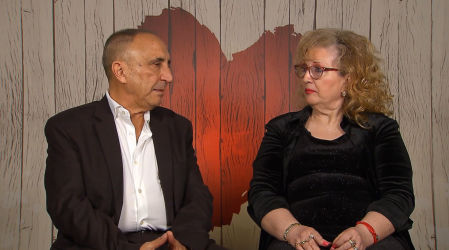 Ascen y Vicente en 'First Dates'