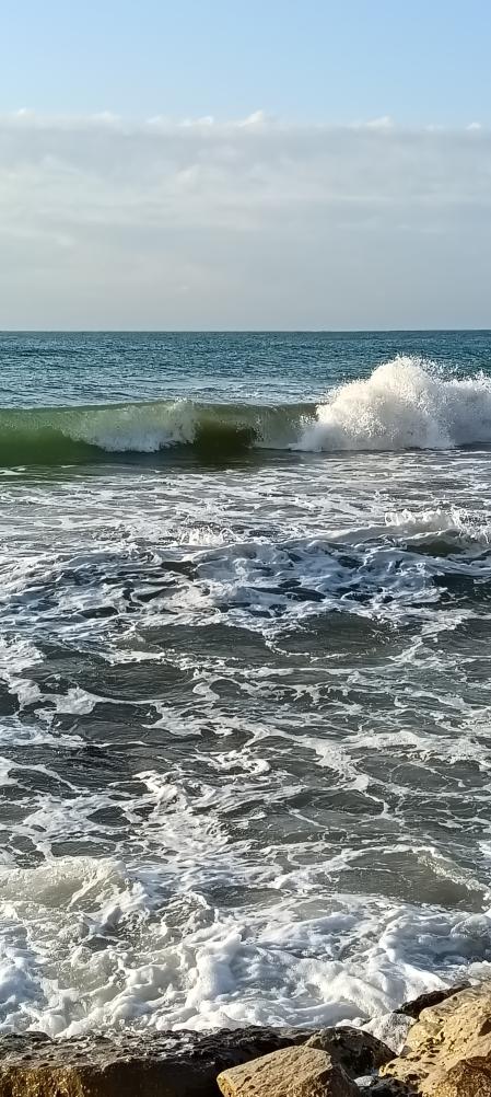 Mala mar en Roda de Berà.