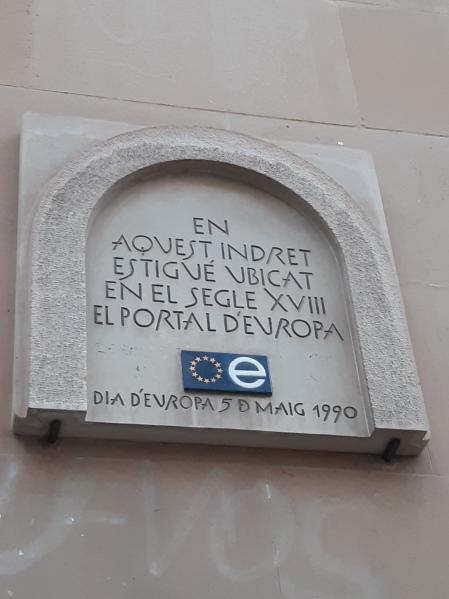 El Portal de Europa, en Sabadell.