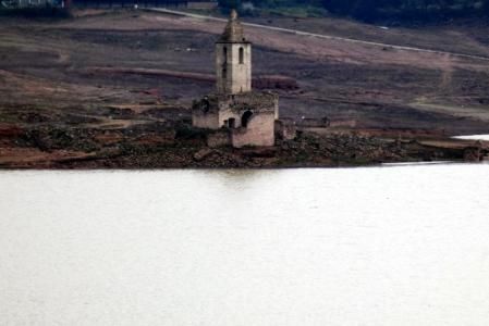 El pantano de Sau, al 22%.