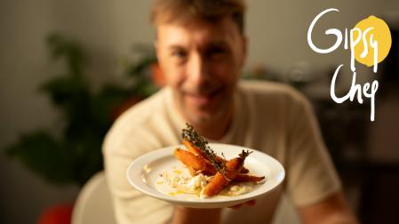 Zanahorias con tahini de Gipsy Chef