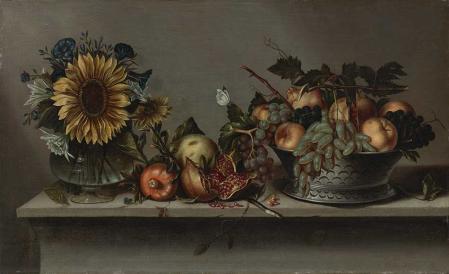 'Bodegón de flores y frutas' (c. 1640-1650), por Antonio Ponce