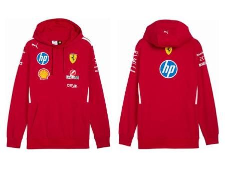 PUMA Scuderia Ferrari F1 Sudadera del Equipo 2025 - Rojo
