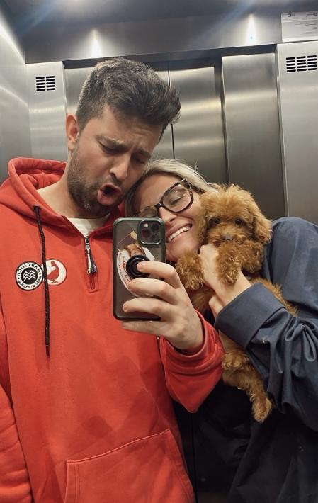 María y su pareja están encantados con Riu