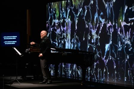 El trabajo del nonagenario Gerhard Richter convivió con los lieder de Schumann