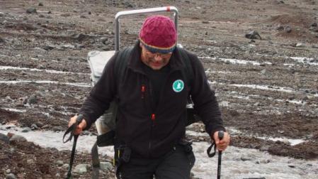 Juan Riba, jefe de la base Juan Carlos I, en la Antártida