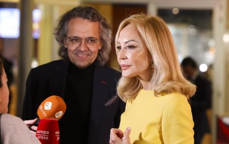 Carmen Lomana acudió con Jesús Arroyo a la feria de arte contemporáneo ARCO el pasado 6 de marzo.