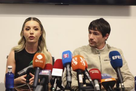 Juan Jose Ballesta y Beatriz Uriarte, durante la rueda de prensa.