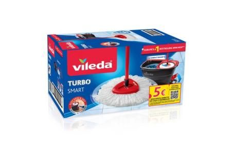Set completo de mopa con cubo escurridor Vileda Turbo Smart