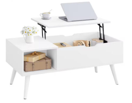 Mesa de centro WOLTU de altura ajustable