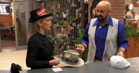 Luz y Adolfo en 'First Dates'