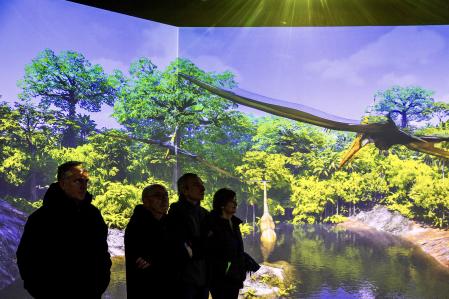 La exposición se ubica muy cerca de la entrada principal del parque de la Ciutadella