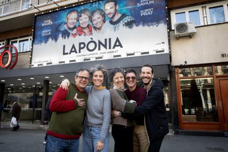 Presentación de la obra 'Lapònia', con David Bagés, Anna Sahun, Míriam Iscla, Nelson Valente (director) y Albert Prat