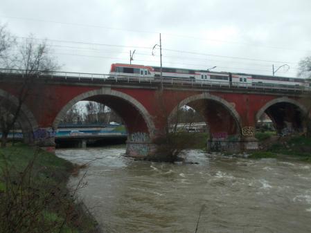 La crecida del río Manzanares.