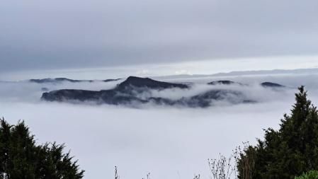 El mirador de la niebla en Tavertet.