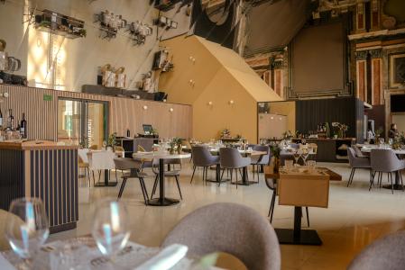 La sala del nuevo restaurante Absis en el Museu Nacional d’Art de Catalunya