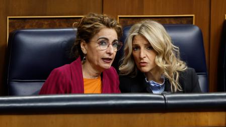 Las vicepresidentas Montero y Díaz 