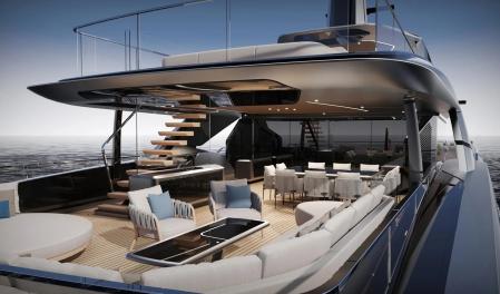 El superyate que sublima el diseño italiano se mire por donde se mire.