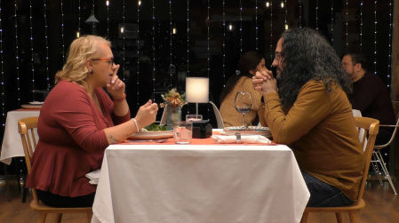 Miguel Ángel y Yolanda en 'First Dates'