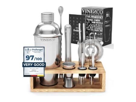 Juego de cocteleras Manhattan con Soporte + Libro de Recetas