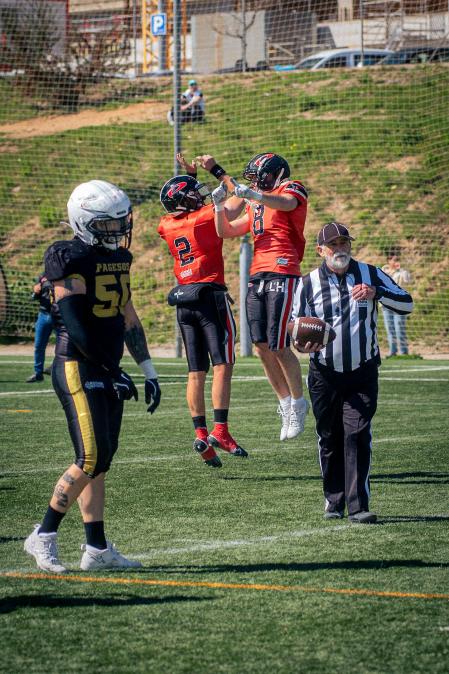 Partido entre Barcelona Pagesos y L'Hospitalet Pioners.