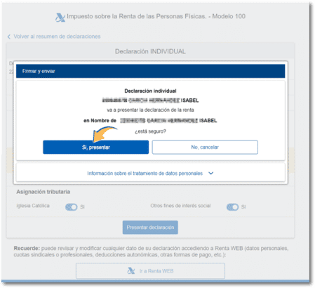 Cómo presentar la declaración de la renta
