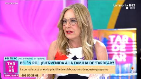 Belén Rodríguez debutando en 'Tardear'