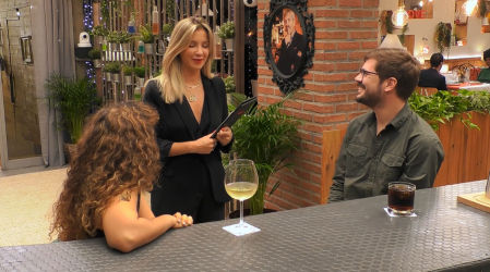 Maximiliano y Marta en 'First Dates'