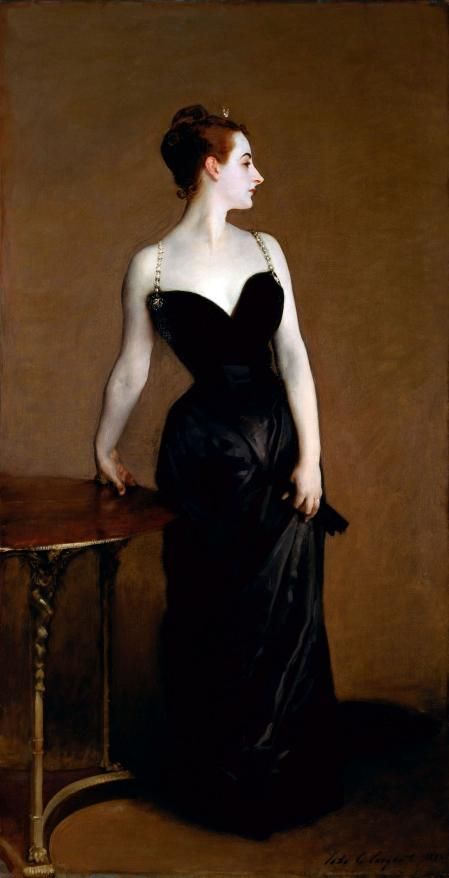 ‘Madame X’ (Amélie Gautreau), por John Singer Sargent, 1884. Metropolitan Museum of Art