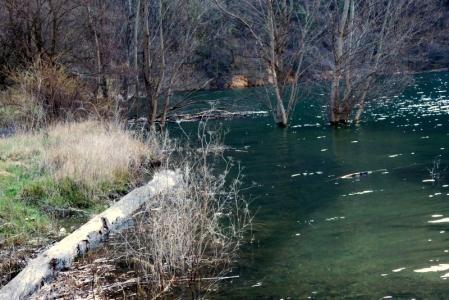 La Baells, a top de agua.