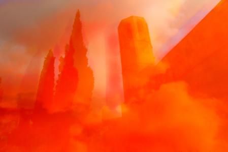 Foto titulada 'Fuego', otra de las obras expuestas.