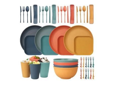 Juego irrompible de 48 piezas 4 personas