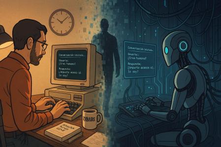 Una representación gráfica del test de Turing&nbsp;