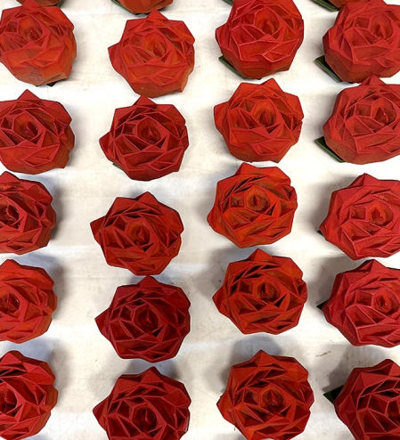 Las rosas dulces de la pastelería Bubó