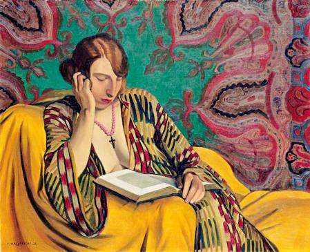 ‘La lectora’ (1922). El pintor Félix Vallotton retrató como nadie el acto íntimo de leer