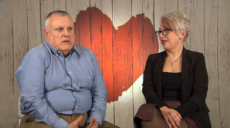 Ismael y Rosa en 'First Dates'