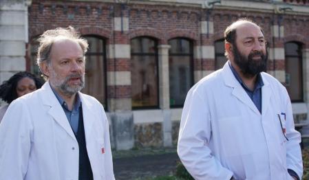 Denis Podalydès y Kad Merad en la película