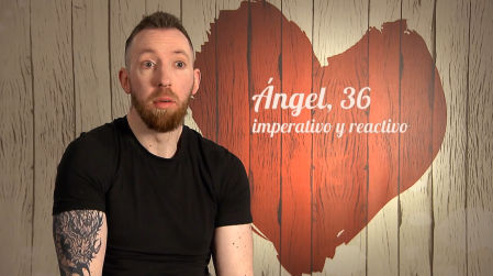Ángel en 'First Dates'
