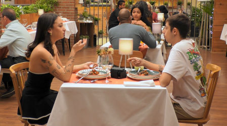 Lucía e Ignacio en 'First Dates'