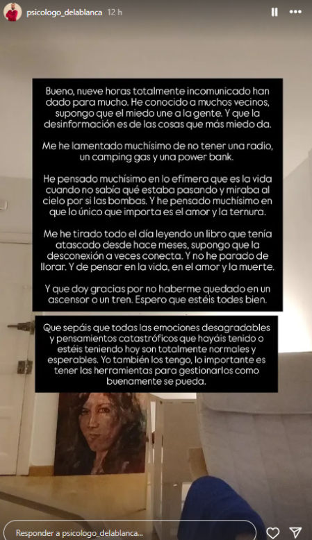 Una reflexión de Juan Carlos de la Blanca