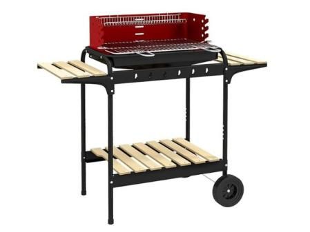 Barbacoa de carbón con ruedas OUTSUNNY