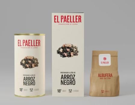 Preparado de El Paeller de arroz negro