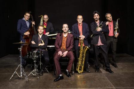 El pianista Lluís Coloma junto a su banda, que actuarán en el festival el 22 de mayo