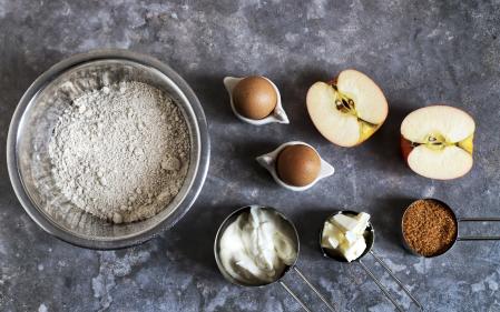 Ingredientes mini rosquillas de avena