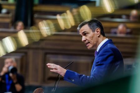 El presidente del Gobierno, Pedro Sánchez, ante el Pleno del Congreso&nbsp;