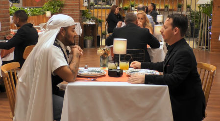 Erick y Dani en 'First Dates'