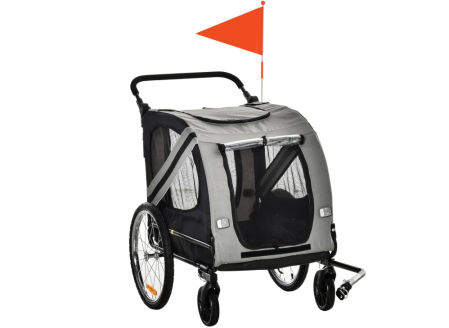 PawHut - Carrito para perros 2 en 1