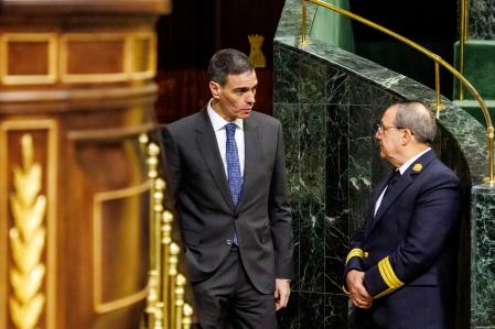 Pedro Sánchez, en el Congreso